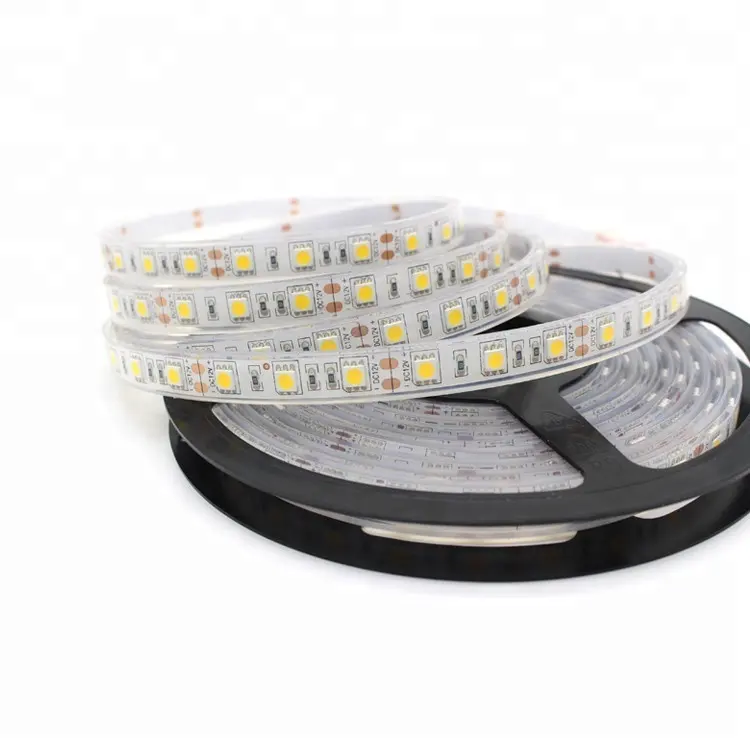 ขายส่งนีออนดิ้น220โวลต์กลางแจ้งที่มีความยืดหยุ่น5050 SMD แถบ14.4วัตต์ RGB กันน้ำ IP68นำแถบ/นำแถบไฟ /Led แถบแสง