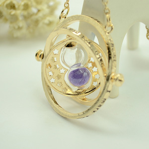 Collier Whoselase Fashion en or, style <span class=keywords><strong>Harry</strong></span> <span class=keywords><strong>Potter</strong></span>, avec pendentif <span class=keywords><strong>sablier</strong></span>, en promotion - Product Image 6