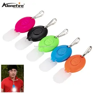 Alonefire Y03 Mini porte-clés lumière Cool étudiant enfant fermeture éclair lumière de sécurité Portable course randonnée alpiniste poche lampe à mouvement