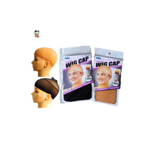 Bonnet de perruque en Nylon élastique, filet extensible, Beige et noir, <span class=keywords><strong>pas</strong></span> <span class=keywords><strong>cher</strong></span>, HPC-1410 - Product Image 1