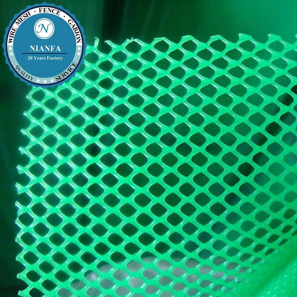 trellis netting plastic net/ pe plastic mesh for chicken cage floor(Guangzhou stock)