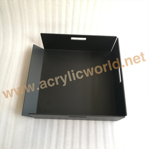 Fabricant de plateau acrylique durable CustomRectangle avec poignées couvercle de plateau acrylique - Product Image 3