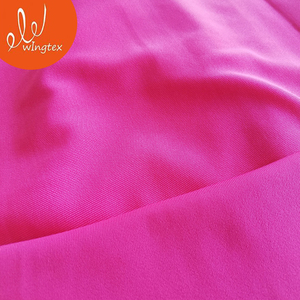 NO MOQ 185gsm 86 poliéster 14 spandex liso Spandex tricot tela para trajes de baño - Product Image 5