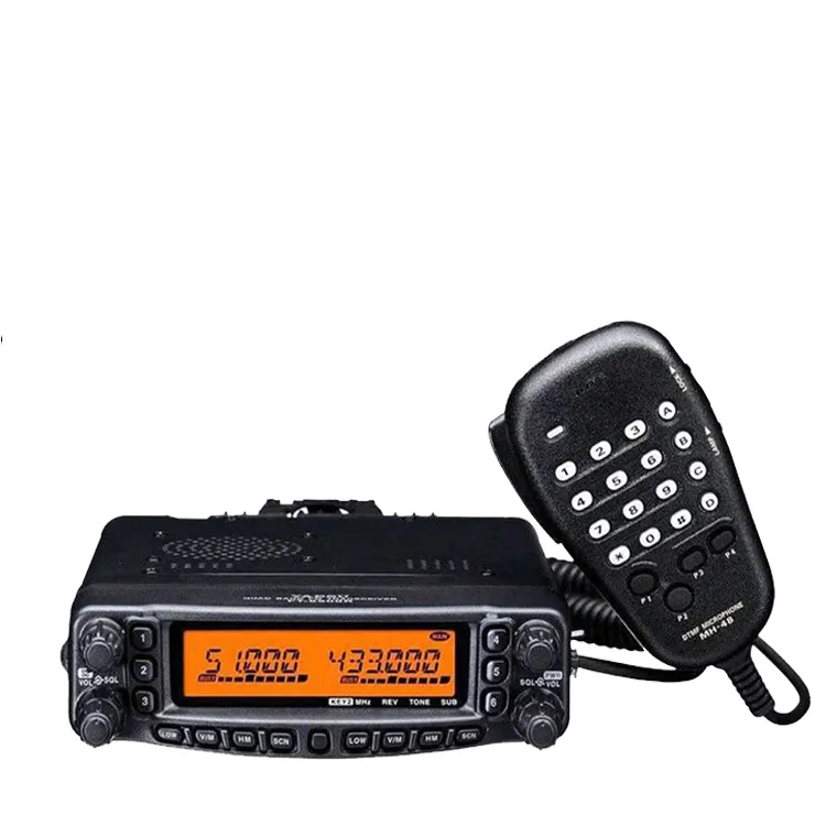 Yaesu Qual 밴드 차량 탑재 모바일 자동차 라디오 HF 라디오 트랜시버 50 W 워키 토키 디스플레이 듀얼 밴드 FT-8900R