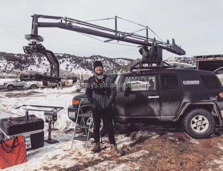 6m Dynamic Russian Arm Scorpio on Car Camera Jib Crane