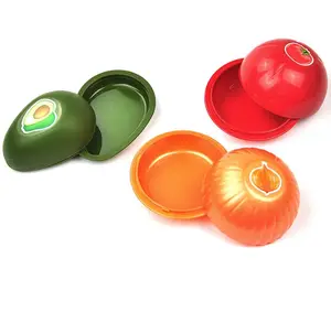 China factory wholesale fruits shaped plastic contain box