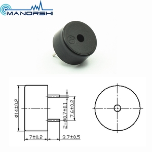 Thiết Bị Truyền Động <span class=keywords><strong>Piezo</strong></span> Uốn Cong 5V 14MM Chính Hãng Mô-đun Âm Thanh Còi <span class=keywords><strong>Piezo</strong></span> Cho An Ninh Gia Đình - Product Image 2