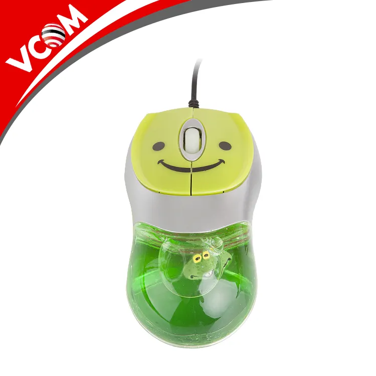 New arrival mini computer mouse green frog usb mouse for kid