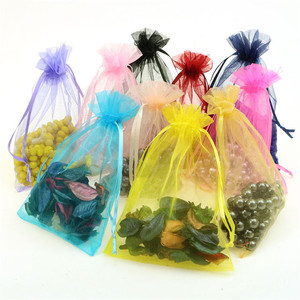 <span class=keywords><strong>Sac</strong></span> en <span class=keywords><strong>organza</strong></span> de petite taille 7*9 CM pour emballage de bijoux cadeaux 100 pièces par <span class=keywords><strong>sac</strong></span> - Product Image 2