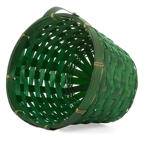 Oscilación verde manija ovalada <span class=keywords><strong>de</strong></span> bambú <span class=keywords><strong>cesta</strong></span> <span class=keywords><strong>de</strong></span> frutas regalo <span class=keywords><strong>de</strong></span> <span class=keywords><strong>Navidad</strong></span> - Product Image 2