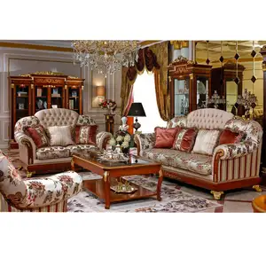 YB38 Phong Phú Và Tuyệt Đẹp Trang Trí Nội Thất Phòng Khách Tỉnh Pháp Sofa Nội Thất Phong Cách Baroque