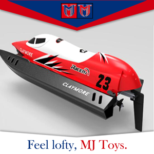Rojo eléctrico de alta calidad hobby de alta velocidad pequeño jet genial rc barco sin escobillas para venta - Product Image 5