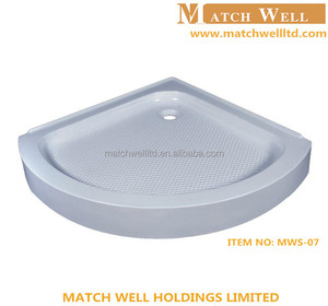 Modern Square Acrylic Solid Surface <strong>Shower</strong> Tray <strong>Plate</strong> CE Certified Shiny Surface Eco-Friendly Waterproof MATCH WELL MWS-15 Hotel - Product Image 4