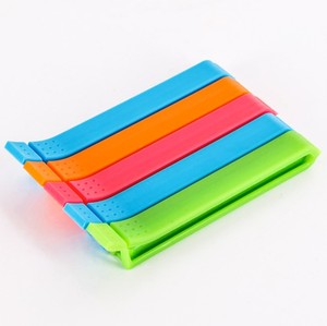 Promozione vendita a buon mercato prezzo di fabbrica PP eco-friendly plastica Snack sacchetto di tenuta <span class=keywords><strong>clip</strong></span> per cibo cucina casa Logo personalizzato - Product Image 5