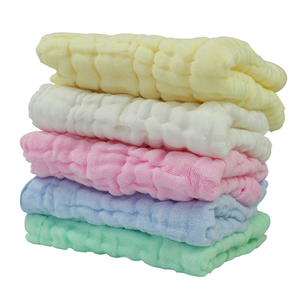 Toalla de bebé de limpieza facial de muselina de algodón 100%, paño de lavado de regalo tejido <span class=keywords><strong>para</strong></span> uso en el baño - Product Image 5