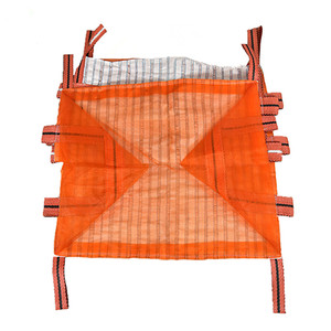 Siêu mạnh mẽ 1000kg củi Net số lượng lớn túi PP lưới vuông thoáng khí lớn bao 5:1 thông gió gỗ hàng đầu đầy đủ mở 4 vòng tấn Túi - Product Image 6