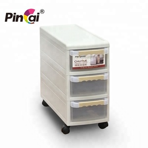 Cajón de plástico con ruedas para sala de estar y cocina, cajón de almacenamiento de grietas con abertura multifuncional - Product Image 2