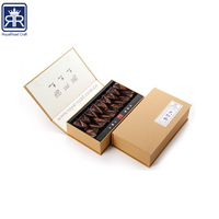 Boîte cadeau en papier pliable de luxe, impression personnalisée, boîte à bonbons de mariage, souvenir en papier