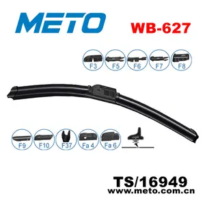 Multi adaptadores car windshield wiper blade com Borracha de revestimento de teflon, adequado para 99.9% carros