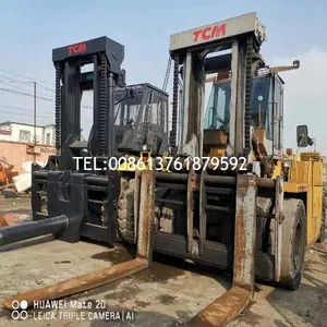 Cheapest 15ton 25ton 10ton : Manual Pallet Truck Japanese TCM fd250 used diesel Forklift price from China