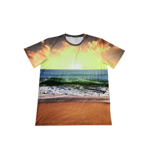 Alba maglietta Tropical Paesaggio Immagine Stampata T shirt - Product Image 3