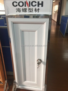 การออกแบบที่ทันสมัยหอยสังข์โปรไฟล์Upvc/พีวีซีประตูห้องน้ำราคาบังคลาเทศสำหรับบ้าน - Product Image 2