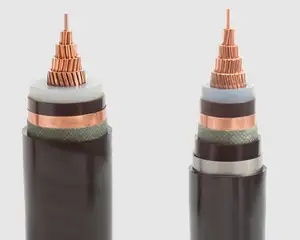 3 noyau/Noyau Unique 6/10 kV, 12/20 kV, 25/36 kV Non Armé et Souterrain Blindé XLPE Moyenne Tension Câble D'alimentation Prix Liste