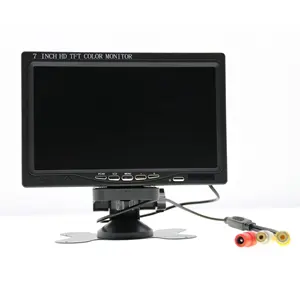 7 inch HD input VGA input AV input DC 12-24 V (high) 저 (resolution 1024X600 IPS screen 지원 메트 vintage desk 서 computer monitor 차 monitor