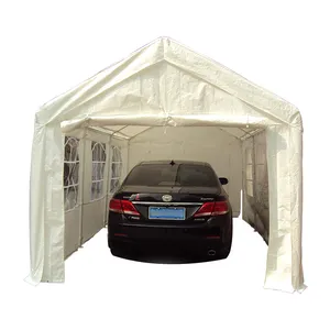 Tuoye Pvc Coated Outdoor Car Shelter/garage Diy Steel Frame Portable Fabric Carport For Motorcycle