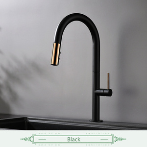 Новый стильный черный латунный Смеситель для раковины - Product Image 5