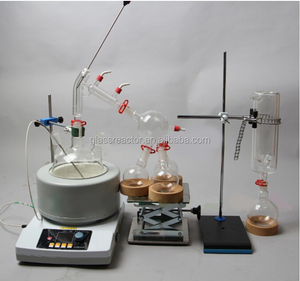 Equipo <span class=keywords><strong>de</strong></span> laboratorio <span class=keywords><strong>de</strong></span> destilación <span class=keywords><strong>de</strong></span> aceites esenciales simple cristalería corto camino unidades <span class=keywords><strong>de</strong></span> destilación - Product Image 3
