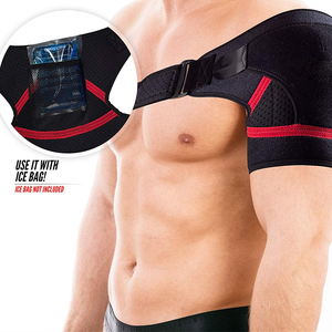 Envoltório para ombro rotatório, suporte para os punhos tendonite deslocalização <span class=keywords><strong>bursitis</strong></span> neoprene manga de compressão do ombro - Product Image 4