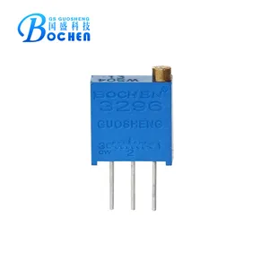 3296 w और 3296w-b श्रृंखला परिशुद्धता सिरेमिक तनाव नापने का यंत्र, bourns potentiometers