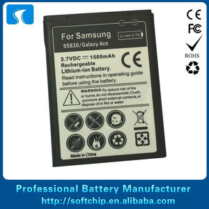 3.7V 1500mAh batería <span class=keywords><strong>s5830</strong></span> de <span class=keywords><strong>Samsung</strong></span> <span class=keywords><strong>Galaxy</strong></span> <span class=keywords><strong>Ace</strong></span> - Product Image 1
