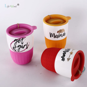 Taza de café Taza Las mejores madres con silicona Blanca Dibujos animados Tazas personalizadas Vaso Porcelana Sin mango Cerámica Regalo <span class=keywords><strong>del</strong></span> día Creativo - Product Image 6