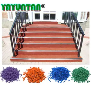 Best selling EPDM rubber granules for stairs /playground /waterpark flooring