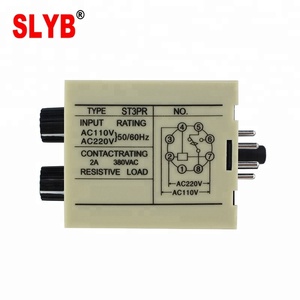 ريليه مؤقت مزدوج صغير الحجم ST3PR يعمل بجهد AC220V وDC24V، الأكثر مبيعًا - Product Image 3