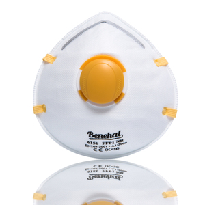 Benehal CE FFP1 masker wajah, masker wajah anti-debu dengan katup pernapasan PPE respirator & Masker - Product Image 1
