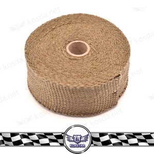 Accesorios del Exterior del coche de 1000 Grados 2 ''x 10 m Escape Aislante Wrap de Titanio - Product Image 2