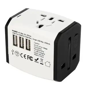 BS8546 5v4000mA Adaptor Perjalanan Global Universal, Adaptor Perjalanan dengan Power Bank