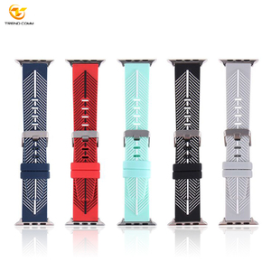 2017 nuevos productos calientes elegante silicona <span class=keywords><strong>banda</strong></span> de reloj para Apple Watch <span class=keywords><strong>banda</strong></span> Correa - Product Image 5