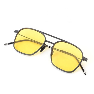 Visione notturna guida OEM etichetta privata tonalità in fibra di carbonio gialla occhiali da sole occhiali per visione notturna per la guida - Product Image 4