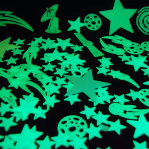Gift Eco-friendly Design Glitter Stickers <strong>Glow</strong> <strong>in</strong> <strong>the</strong> <strong>Dark</strong> <strong>Stars</strong> Dots for Ceiling - Product Image 3