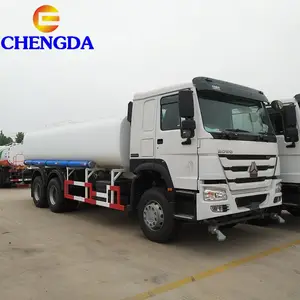 Düşük fiyat Sino Howo 6x4 kullanılan tankı su tankeri kamyon