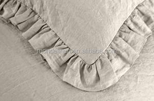 100% Stone Washed Pure Linen <strong>Bed</strong> <strong>Sheet</strong> <strong>Flat</strong> <strong>Sheet</strong> - Product Image 3
