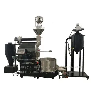 전산화된 전기 공구 가정 santoker 장비 덕트 작업대 30 에서 60 kg 분쇄기 맷돌로 갈기를 가진 커피 로스터의 수용량