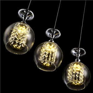 2016 à la mode boule de verre suspendu abat-jour globe lumière couvre lustre pour <span class=keywords><strong>le</strong></span> salon - Product Image 3