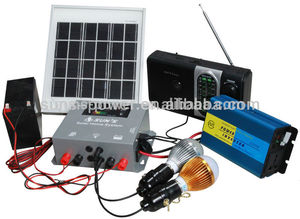 Plug and play de energía solar en casa kits 100 W 200 W 500 W con ventilador solar y TV - Product Image 4