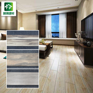 Grano de madera de <span class=keywords><strong>roble</strong></span> <span class=keywords><strong>gris</strong></span> claro 15x80 Kerala azulejos que parecen de madera imprimir cerámica citrified azulejos de madera - Product Image 1