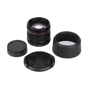 Lightdow 85mm F1.8-F22 수동 초점 카메라 렌즈 캐논 EOS 550D 600d 600D 5D 6D 7D 60D DSLR 카메라 렌즈
